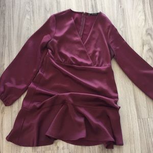Zara plum dress